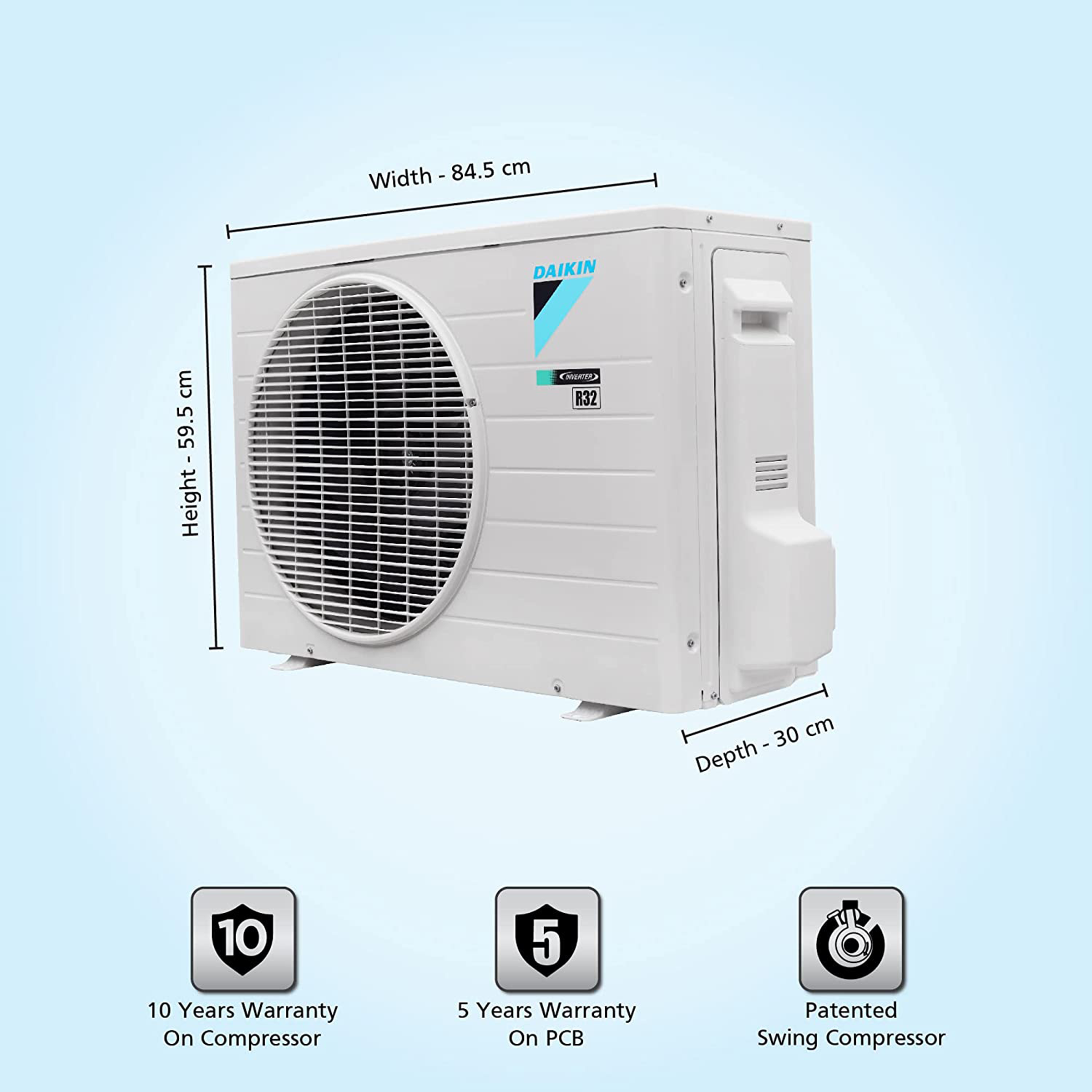 Buy Daikin Streamer Discharge 15 Ton 3 Star Inverter Split Ac Copper Condenser Dust Filter 6957